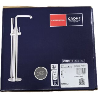 GROHE 25248AL1 EH-Wannenbatterie Essence 25248_1 Bodenmontage FMS hard graphite gebürstet