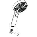 HANSGROHE 24100670 Handbrause Pulsify S 105 3jet