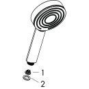 HANSGROHE 24120700 Handbrause Pulsify S 105 1jet
