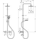 HANSGROHE 26276670 Showerpipe 200 1jet Vernis Blend