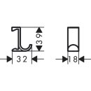 HANSGROHE 27914670 Handtuchhaken WallStoris breit