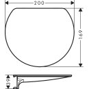 HANSGROHE 27915700 Ablage WallStoris mattweiss
