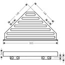 HANSGROHE 41741700 Seifenkorb AddStoris mattweiss