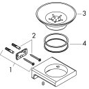HANSGROHE 41746700 Seifenschale AddStoris mattweiss