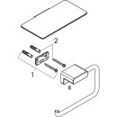 HANSGROHE 41772670 Papierrollenhalter mit Ablage