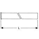 HANSGROHE 53428700 gerades Rohr, m. Bord, 32 mm,