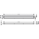 HANSGROHE 56040670 RainDrain Match Duschrinne 900 mm