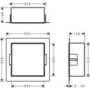 HANSGROHE 56079670 Wandnische XtraStoris Minimalistic