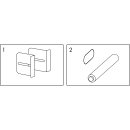 HANSGROHE 56082800 XtraStoris Rock Wandnische