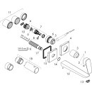 HANSGROHE 71256000 2-Loch Waschtischarmatur Unterputz