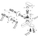 HANSGROHE 71440670 Wannenmischer Aufputz Vernis Blend