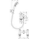 Hansgrohe 71461670 2-Loch Wannen-/Brausemischer