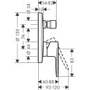 HANSGROHE 71467670 Wannenmischer Unterputz Vernis Blend