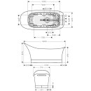 AXOR 11440000 Badewanne Axor Urquiola 1800mm