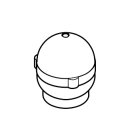 AXOR 13292450 Griff Axor Uno Warmwasserseite weiss