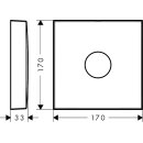 AXOR 14964000 Verl&auml;ngerungsrosette Axor eckig