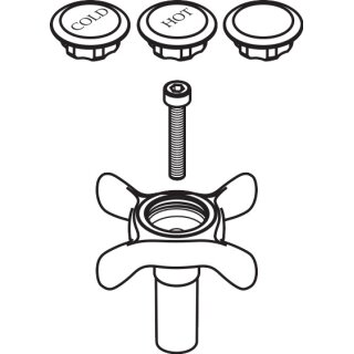 AXOR 16291820 Griff Axor Montreux 2-Griff WTM