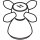 AXOR 17292840 Warmwasserkreuzgriff Axor Carlton