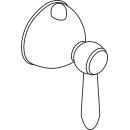 AXOR 17391090 Griff Axor Carlton f&uuml;r Unterputz