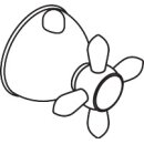 AXOR 17994000 Kreuzgriff Axor Calton Thermostat