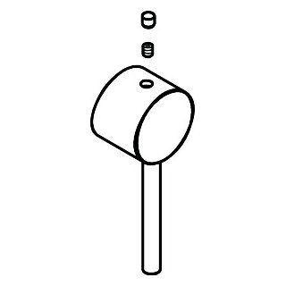 AXOR 18493000 Griff Axor Massaud Wannenmischer