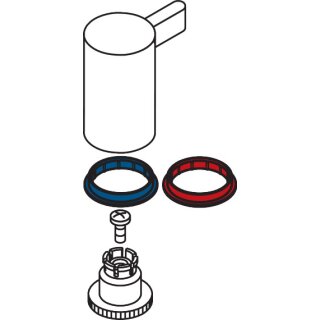 AXOR 35294800 Griff Axor Steel 2 4-Loch