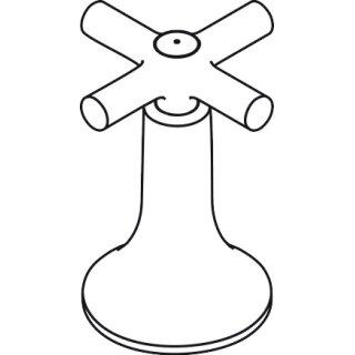 AXOR 37291000 Kreuzgriff Axor Terrano Kaltwasser