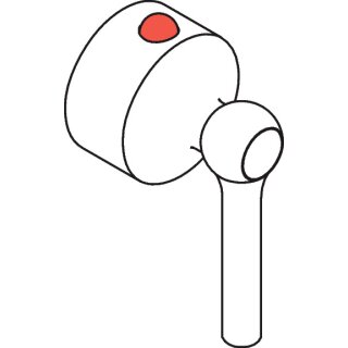 AXOR 37391000 Hebelgriff Axor Terrano Thermostat