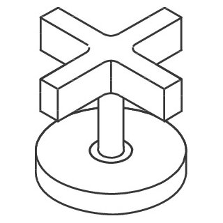 AXOR 39298000 Kreuzgriff warm Axor Citterio für