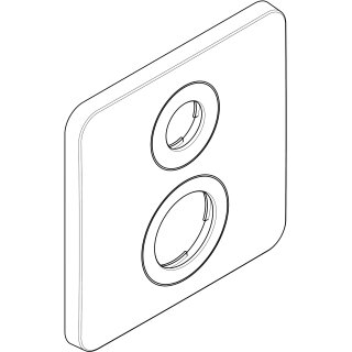 AXOR 95157000 Rosette Axor Citterio M Thermostat