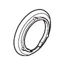 AXOR 96464000 Rosette Axor Arco Wannenmischer/