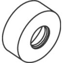 AXOR 96467000 Wandrosette WAP/DAP Axor chrom