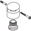 AXOR 96476000 Halteelement Axor Glasablage chrom