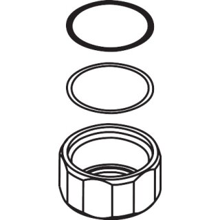 AXOR 96746000 Ueberwurfmutter Axor Duschkombi chrom