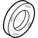 AXOR 96755000 Rosette Axor Citterio 3-Loch