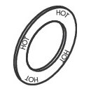 AXOR 96759000 Scheibe Griff Axor Citterio 3-Loch