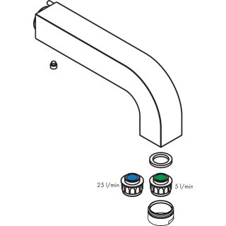 AXOR 97238000 Auslauf Axor Citterio 3-Loch WTM
