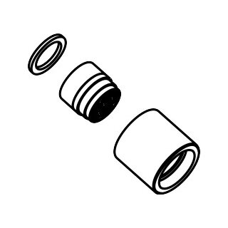 AXOR 97360000 Luftsprudler Axor Uno Piccolo Bidet