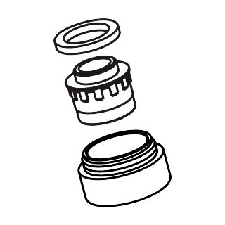 AXOR 97370000 Luftsprudler Axor Uno Piccolo für