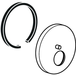 AXOR 97529000 Rosette Axor Starck Kopfbrause chrom