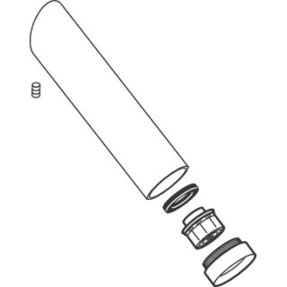 AXOR 97587000 Einlaufrohr Axor Starck 3-Loch WTM