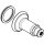 AXOR 98578000 Griffsockel Axor Montreux 3-Loch