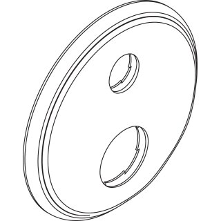 AXOR 98668000 Rosette Axor Montreux Thermostat UP