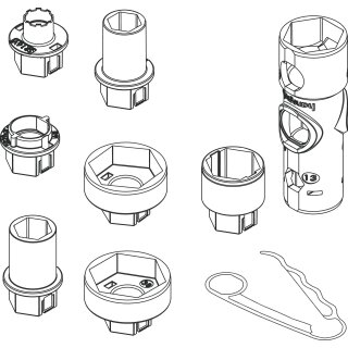 AXOR 98861000 Universal-Steckschlüsselsatz Axor