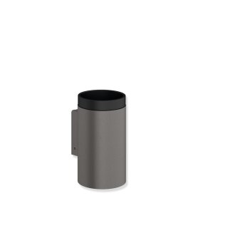 Gobelet HEWI avec support système 100, gobelet plastique gris fo.mat/noir mat