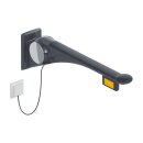 HEWI 802.50.47460 GU St&uuml;tzklappgriff Premium,750 mm, re