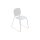 Chaise de bain HEWI, H 814 mm, l 455 mm, cadre chrom&eacute; blanc de s&eacute;curit&eacute;