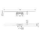 KESSEL 45200.14 Duschrinne Linearis Infinity 90