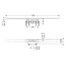KESSEL 45203.12 Duschrinne Linearis Infinity 90
