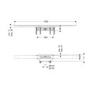 KESSEL 45303.10 Duschrinne Linearis Infinity 60